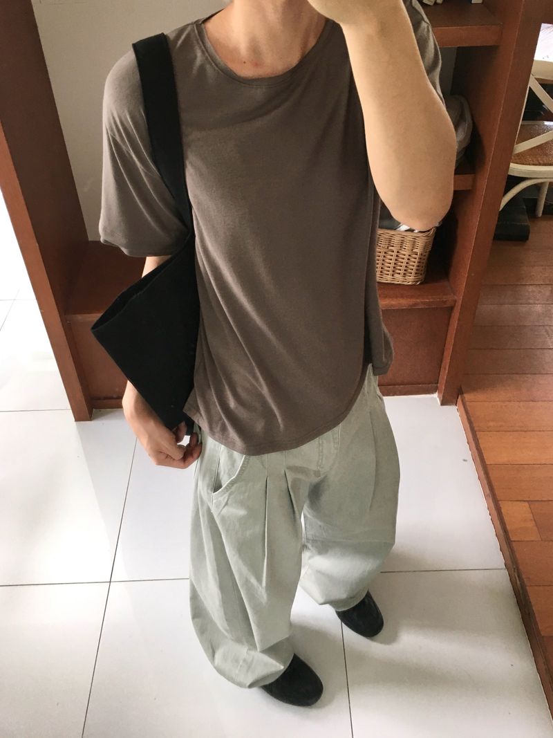 Arctic Cation Pintuck Curved Pants 2C