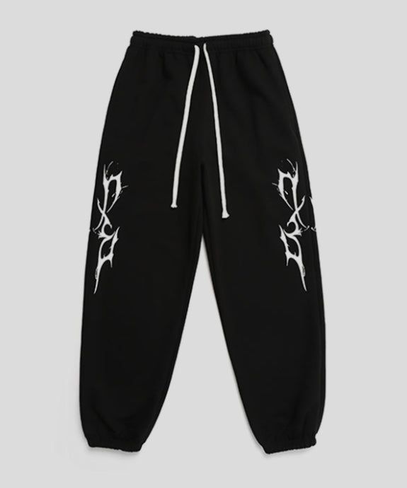 起毛 THUNDER LOGO PANTS