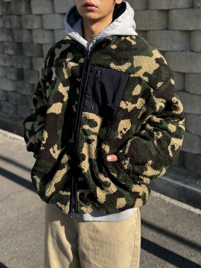 GROOM(グルーム)の「Camo String Sherpa Fleece (No.841)(Jackets/Outerwear)」