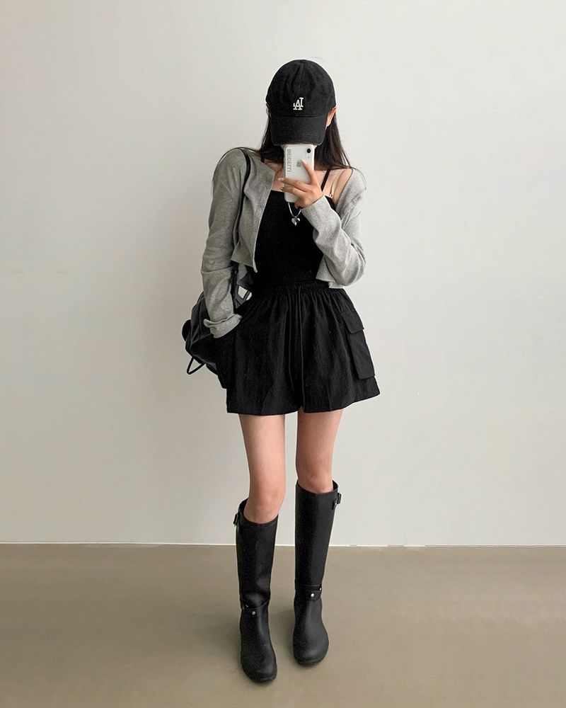 [BELLIDE MADE/2 size] biscuit cargo shorts