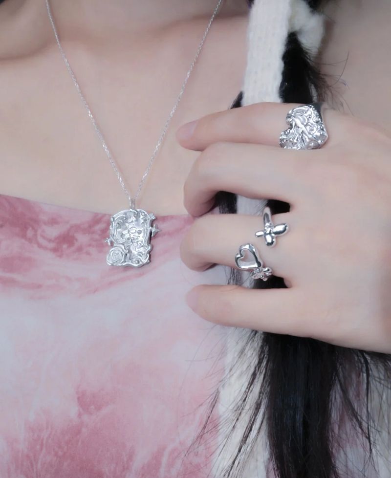 [MADE] melted volume heart ring
