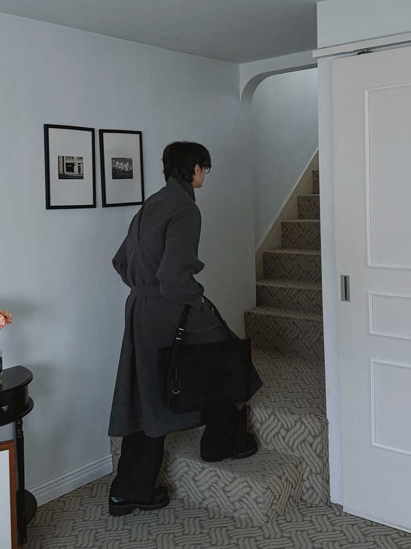 ASCLO Suede Tote Bag (3color)