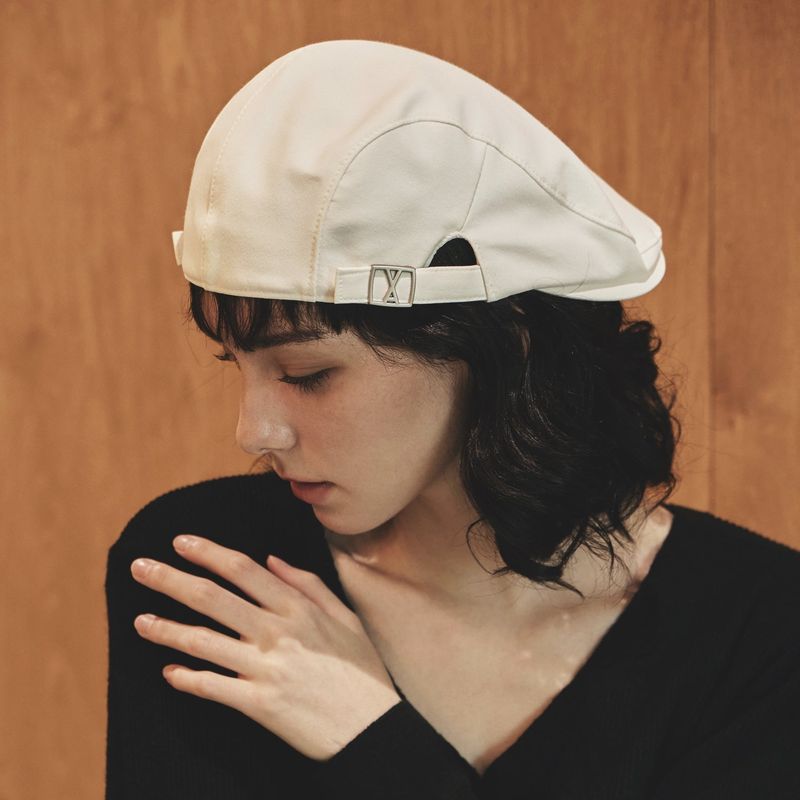 VA Square Belt Hunting Cap / White