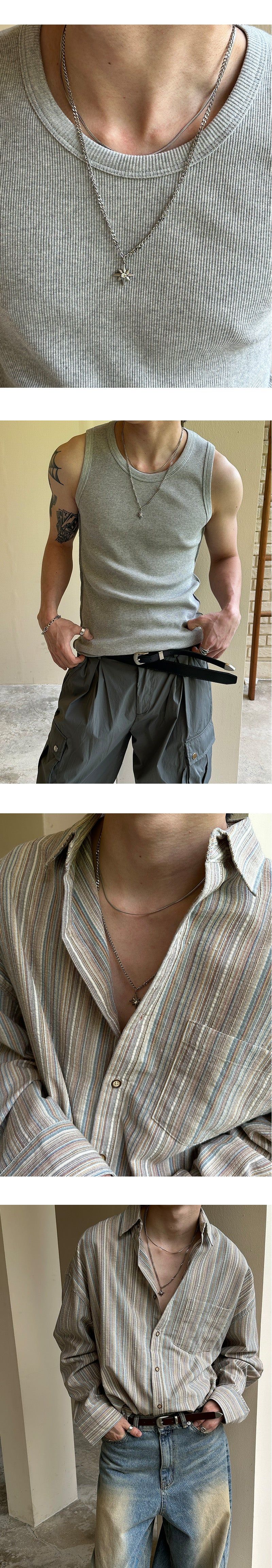 [Unisex] Star sugical necklace 