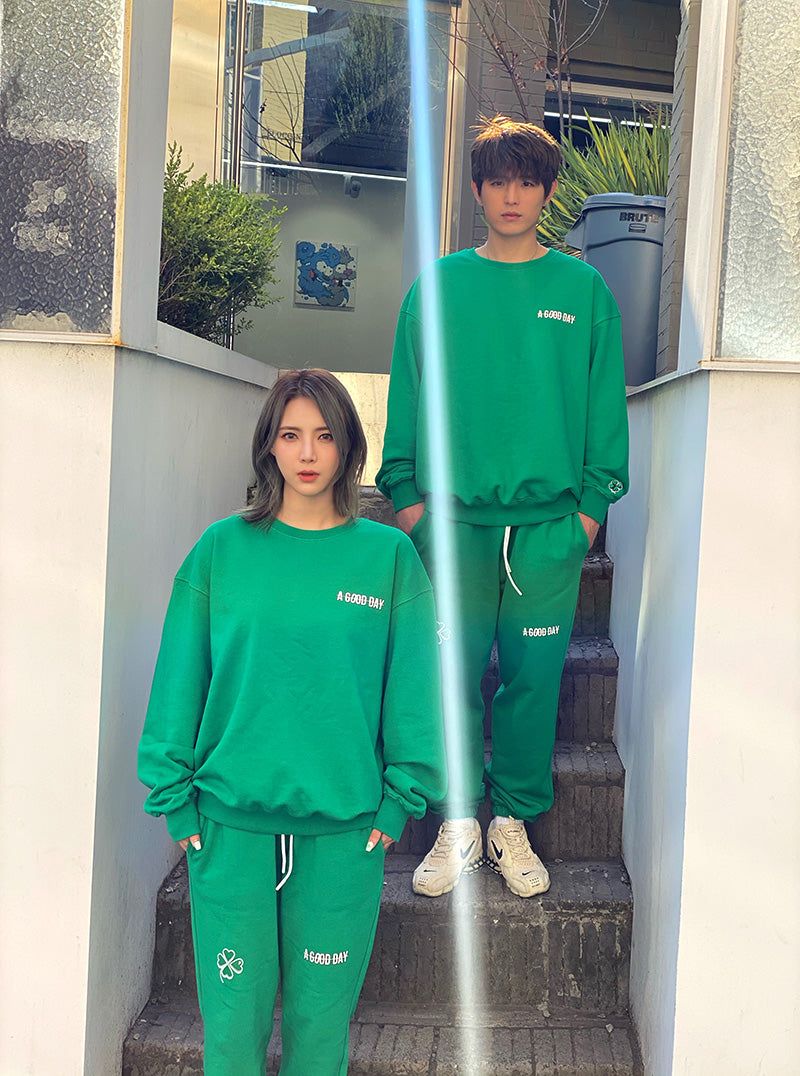 FLOVER MTM SWEAT SHIRTS (GREEN)