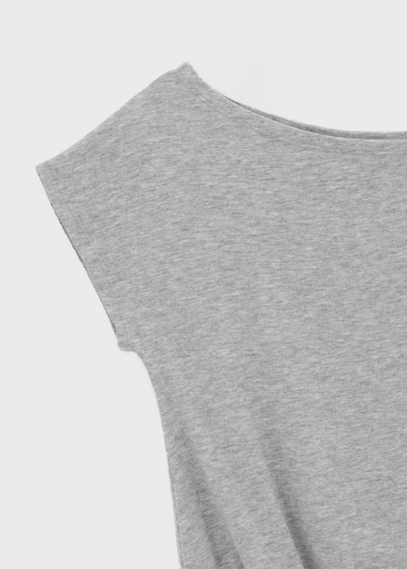 [MADE] Tepo Dolman Boat Neck Short Sleeve Top