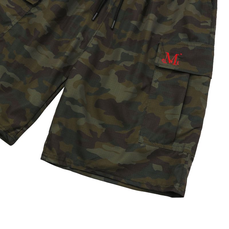 CAMO POLY BERMUDA HALF PANTS (2color)