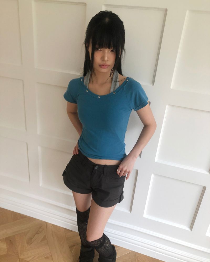 Etin Roll-Up Short Pants