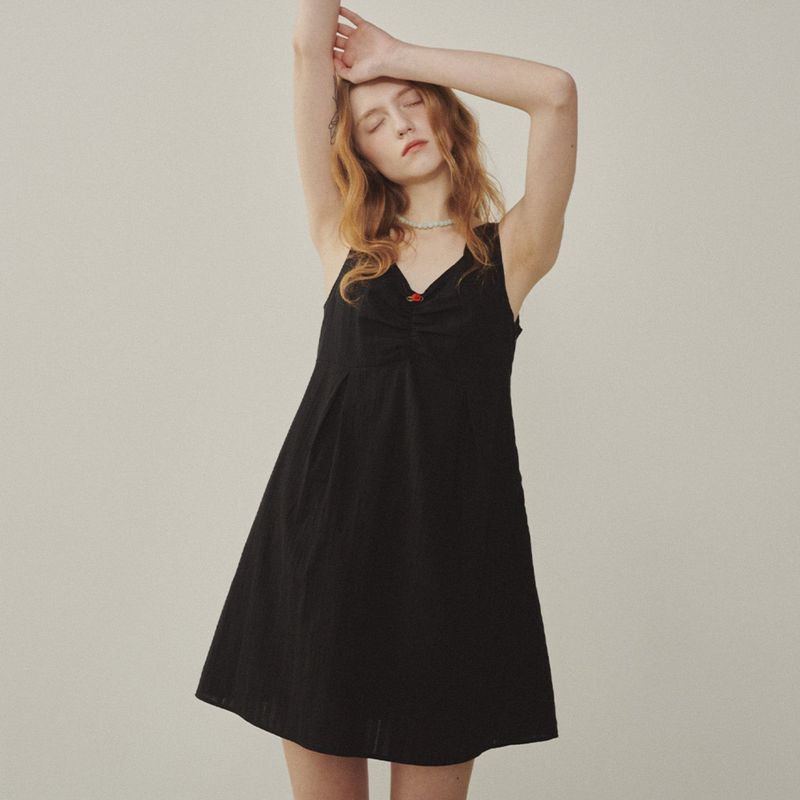 Rose Embroidery Mini One-piece