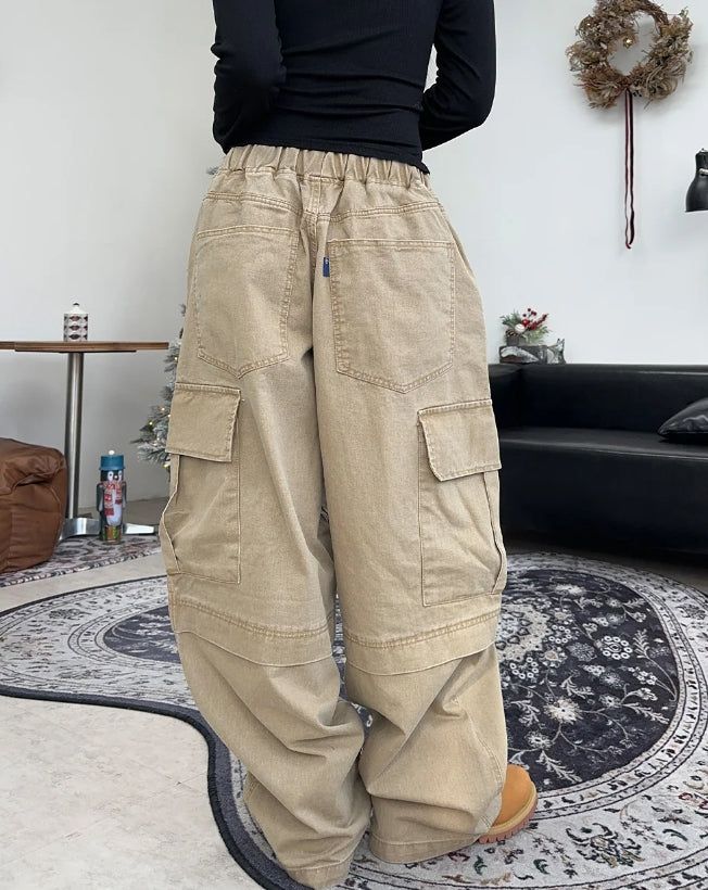 Reper Washed Balloon Cargo Pants