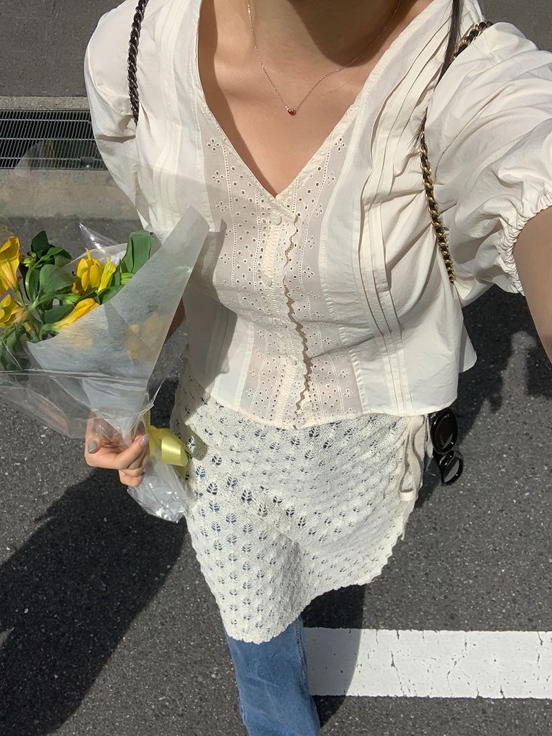 [MADE] Harmo layered knit skirt