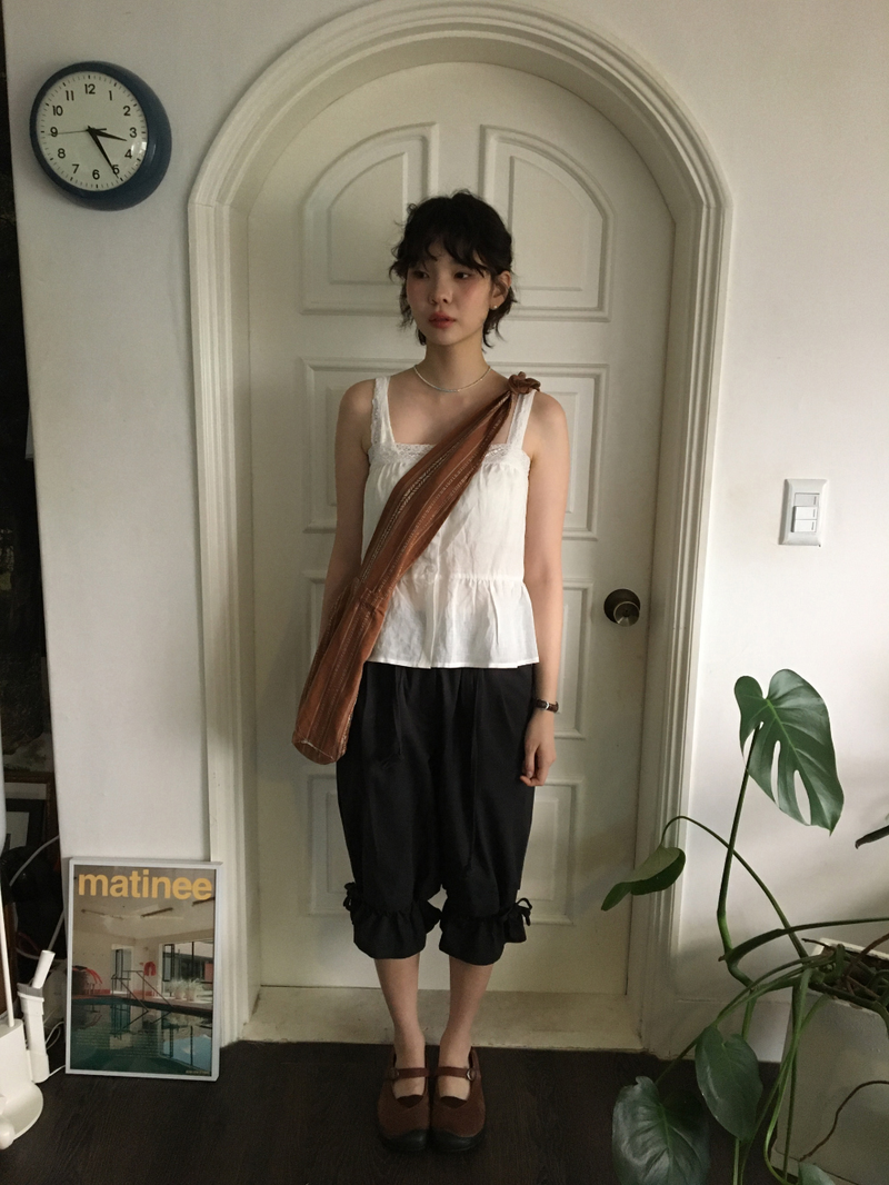Neige frill harem pants (2color)