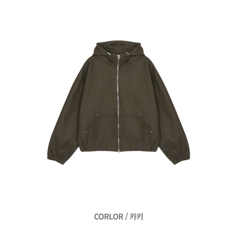 Overcast Hood Cropped Jumper (3 Colors)