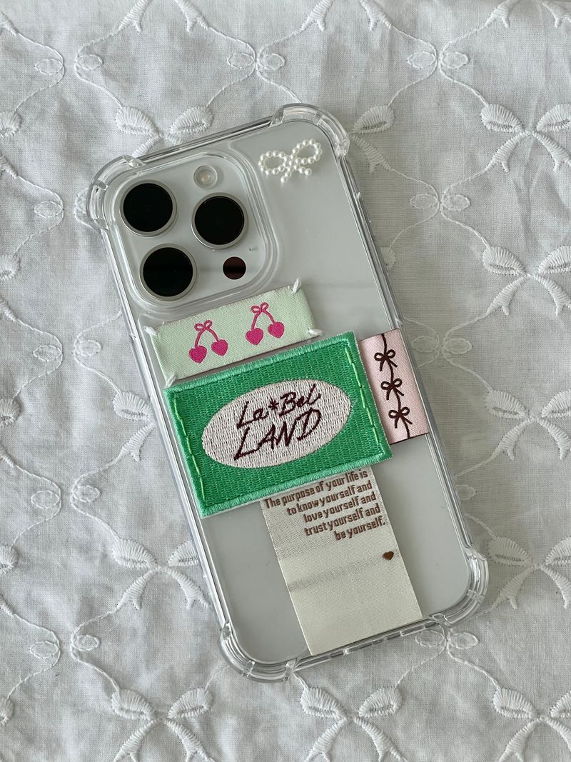 KITSCH LABEL PHONECASE (MELON)
