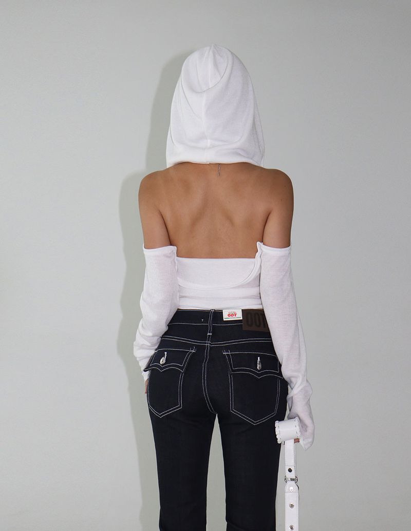 Mark Stitch Raw Bag Bootcut Jeans