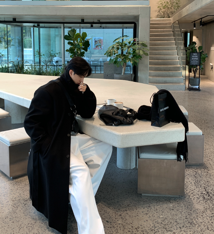 First Balmacan Overfit Robe Long Coat