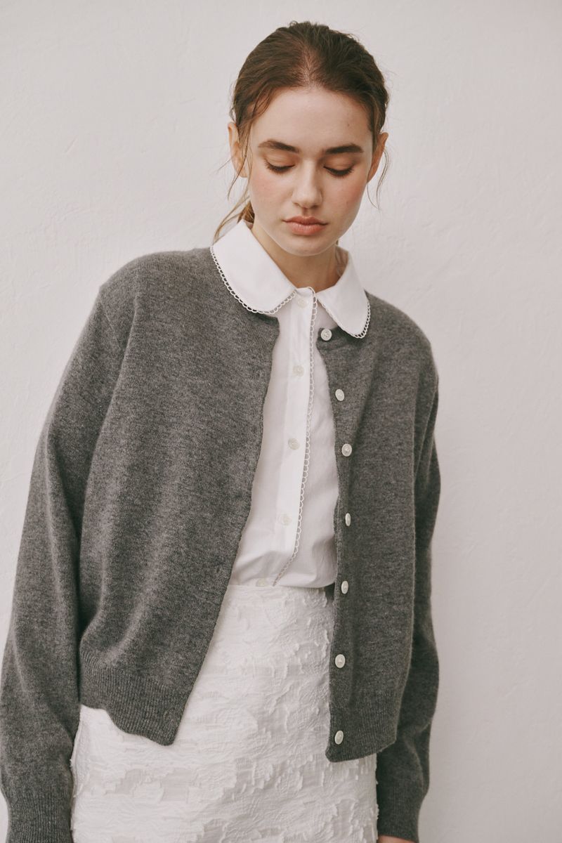 Lace half shirts (Ivory)