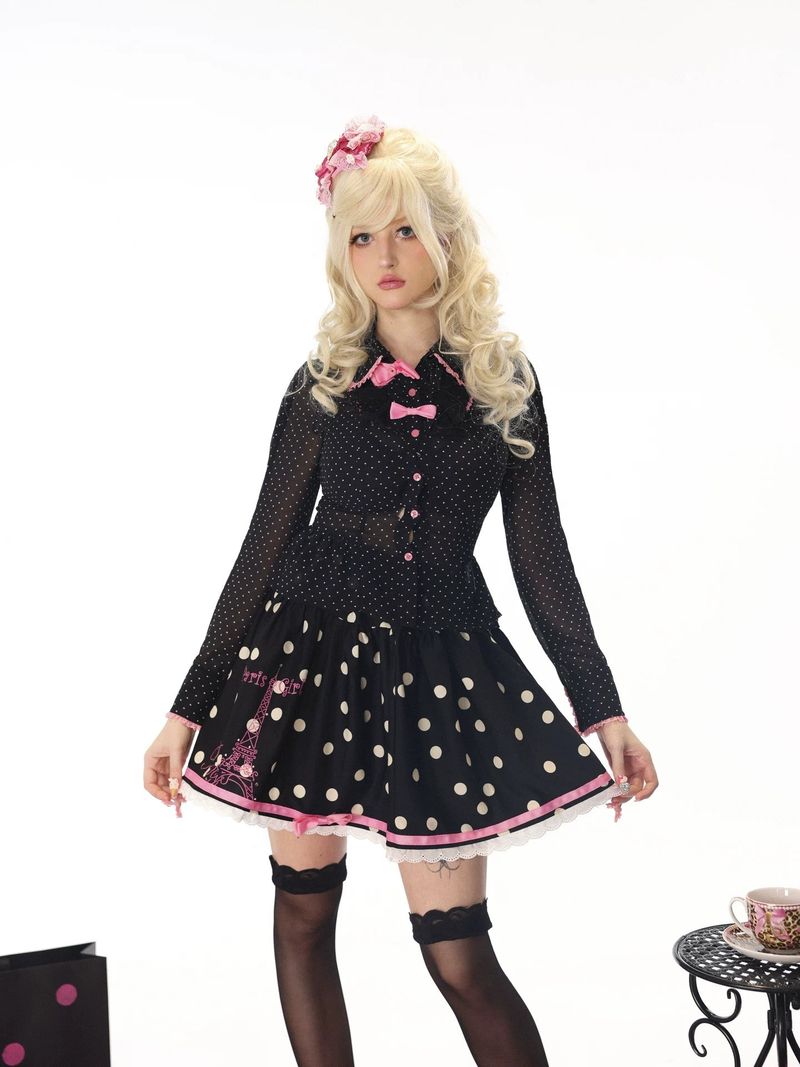 Polka Dot Academy Long-Sleeve  Shirt