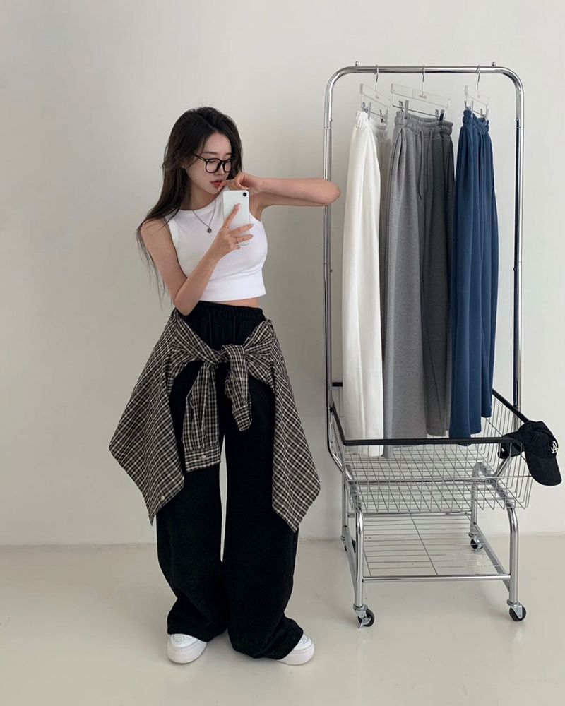 [BELLIDE MADE] Side Folding Wide Training Pants