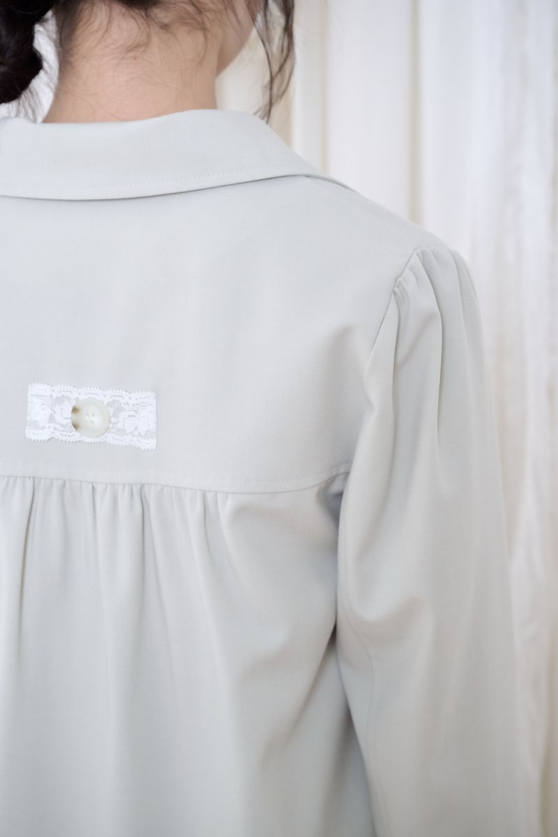 Sophie Shirred Trench Jacket (2 colors)