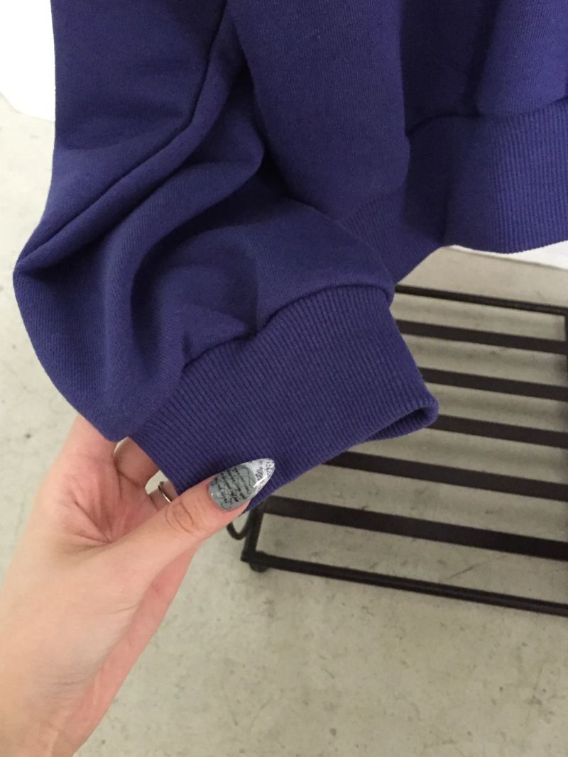 Deep U-Neck Sweatshirt
