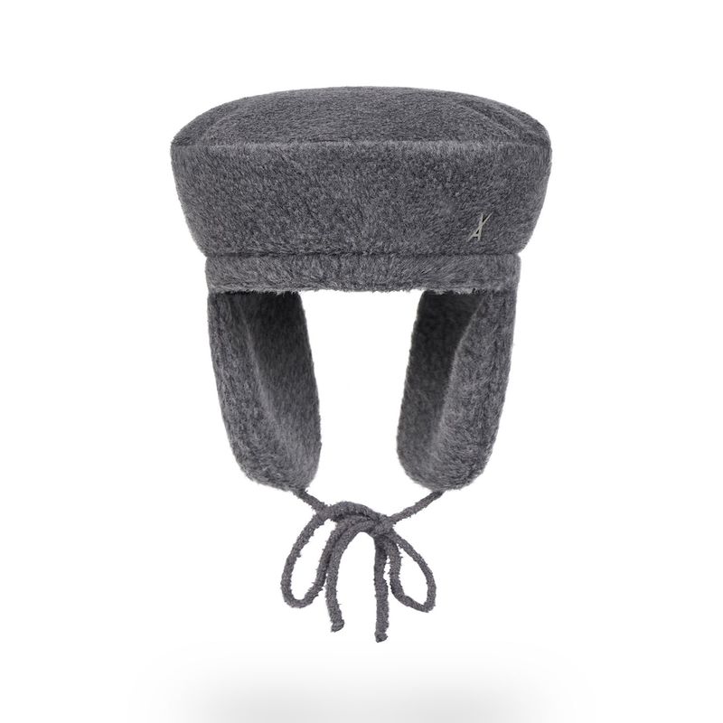 VA Stud Fly Wool Beret / Gray