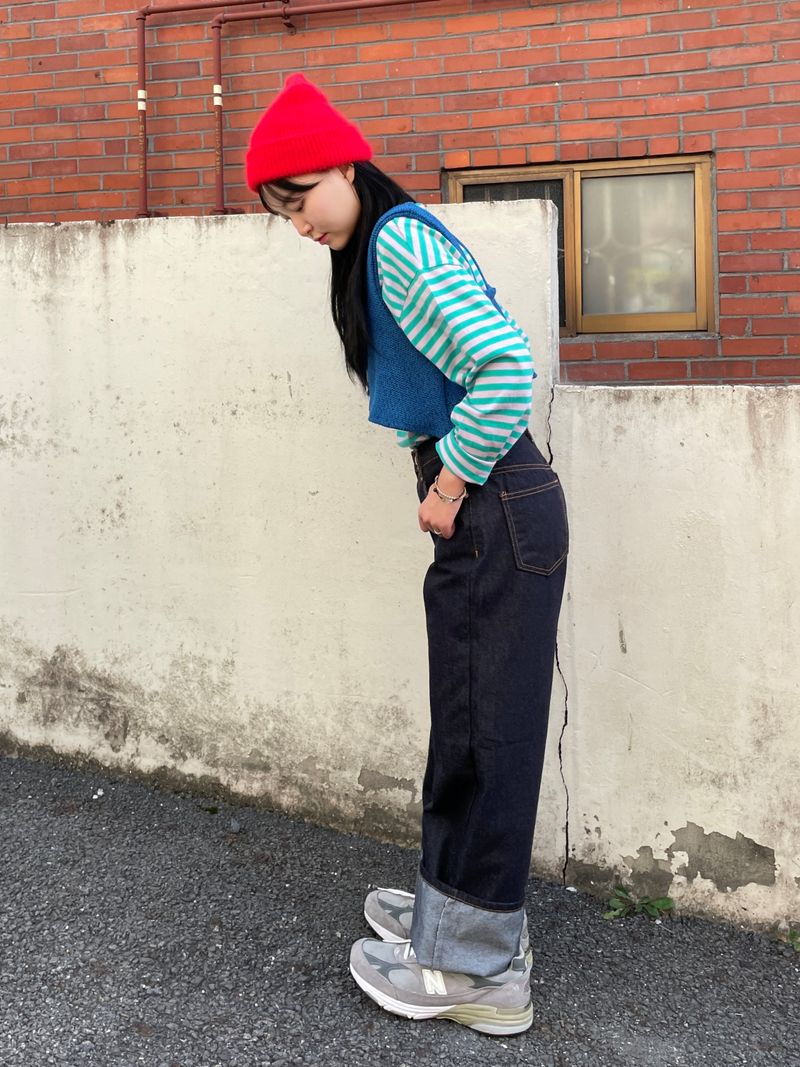 Verdant stripe T-shirts