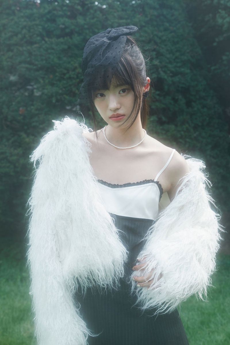 HAIR FUR JACKET (WHITE)