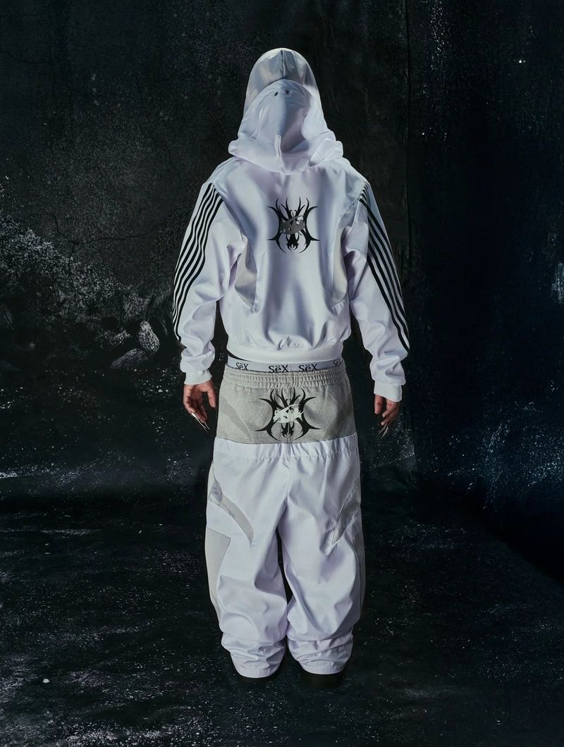 "BBY TECHBOI" 3 LAYER NYLON TRACKSUIT - HOODZIP