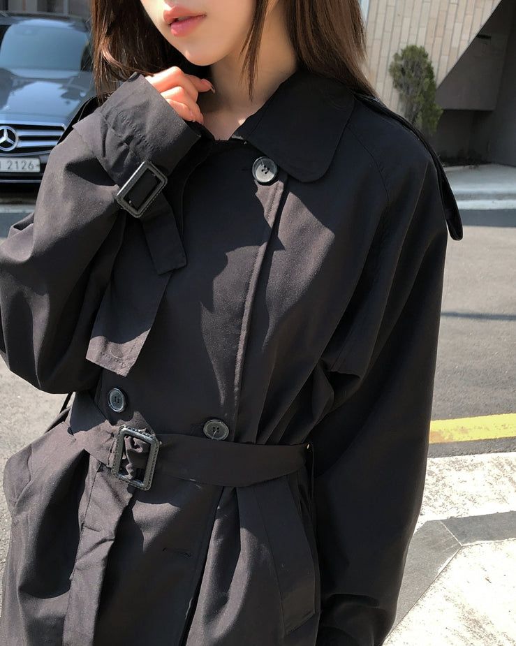 Mir Epaulet Half Trench Jacket