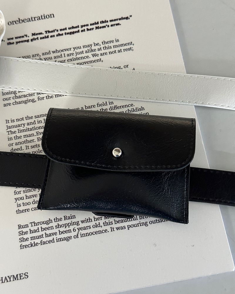 Mini pocket bag detachable belt
