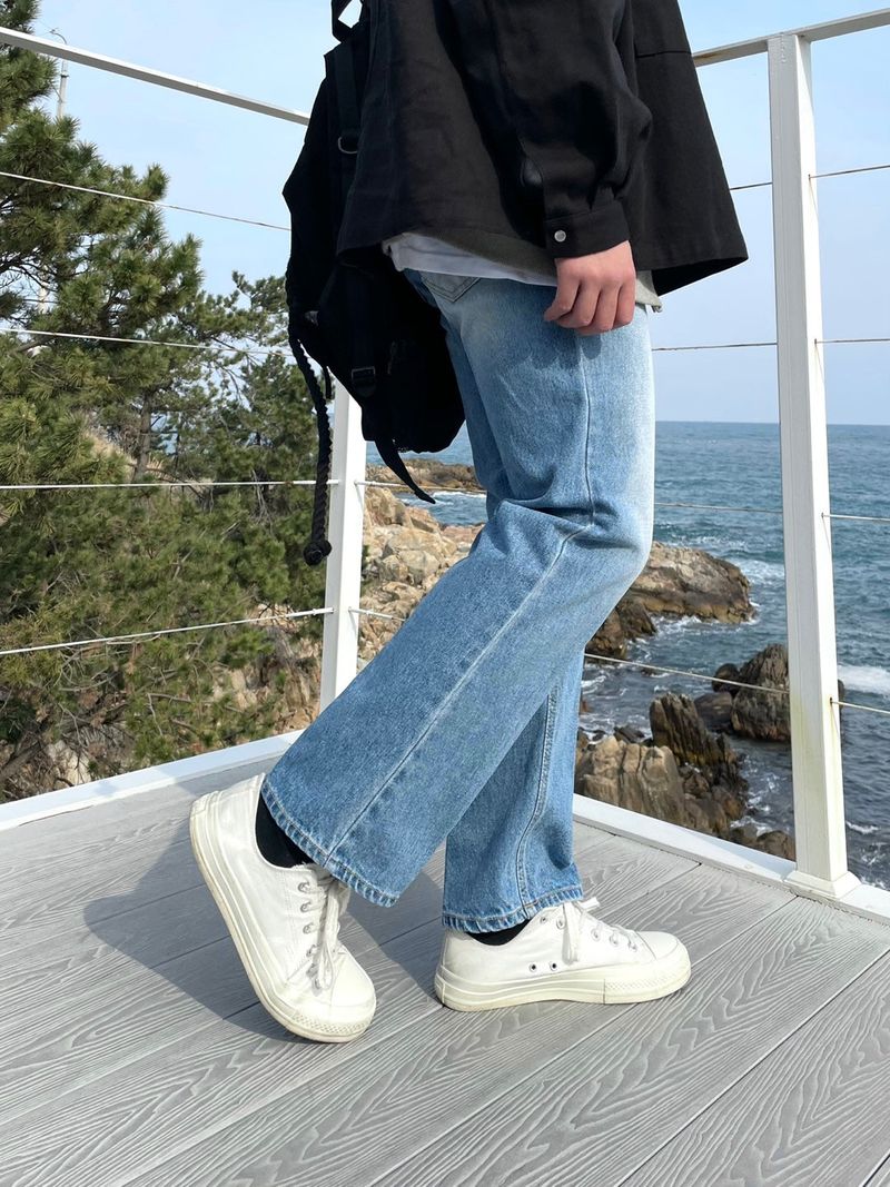 BRUSH SEMI DENIM PANTS(4COLOR)