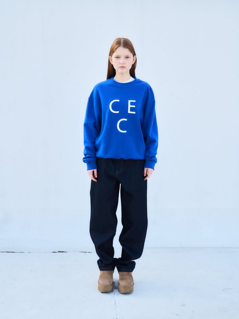 CEC TRIANGLE LOGO SWEATSHIRT(BLUE)