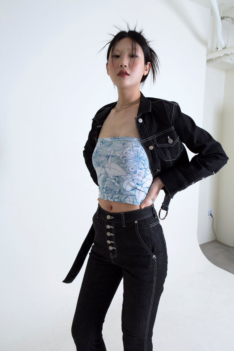 BLOOM TUBETOP BLUE