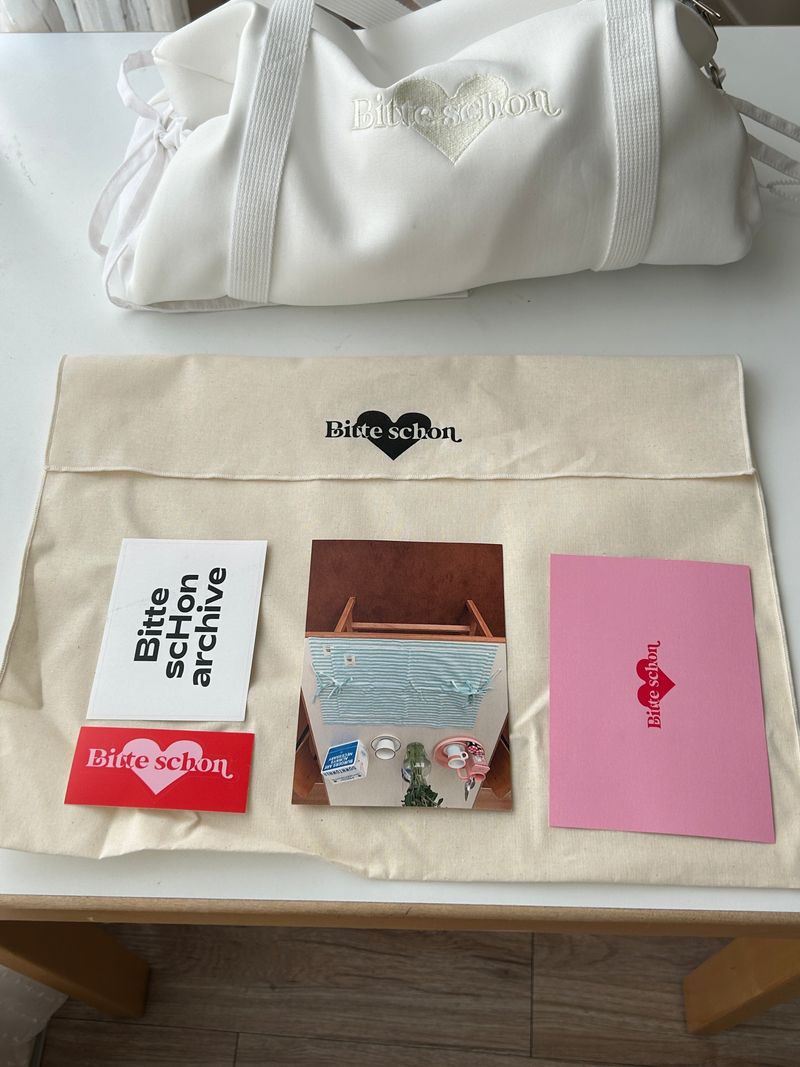 bitteschon ribbon ballet bag