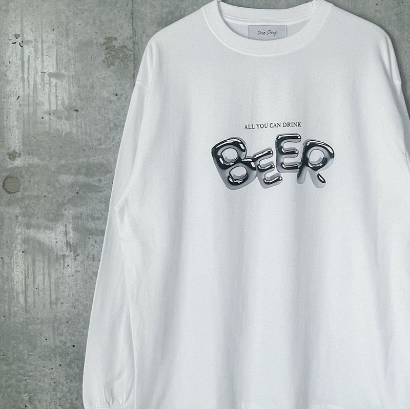 OneDrop 3D BEER Long T shirt