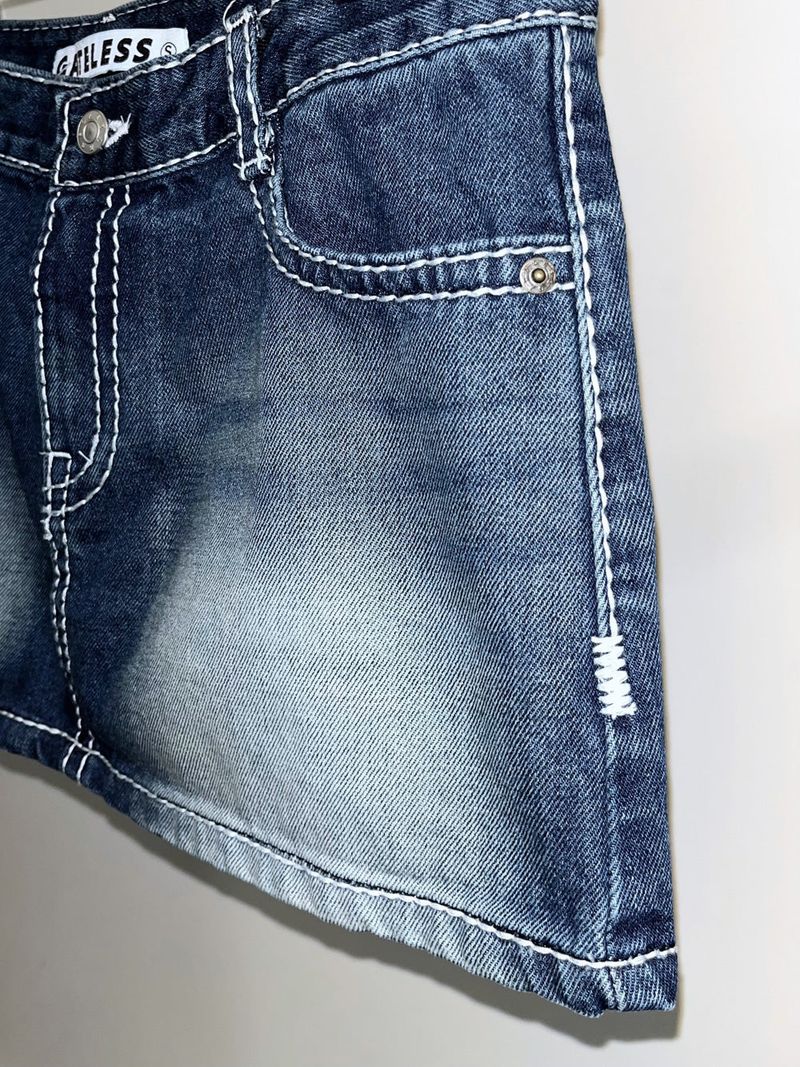 STITCH SKIRT-DARK BLUE
