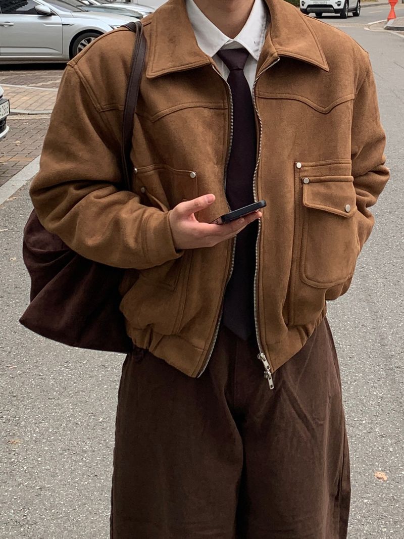 Orinette Western Suede Padded Jacket