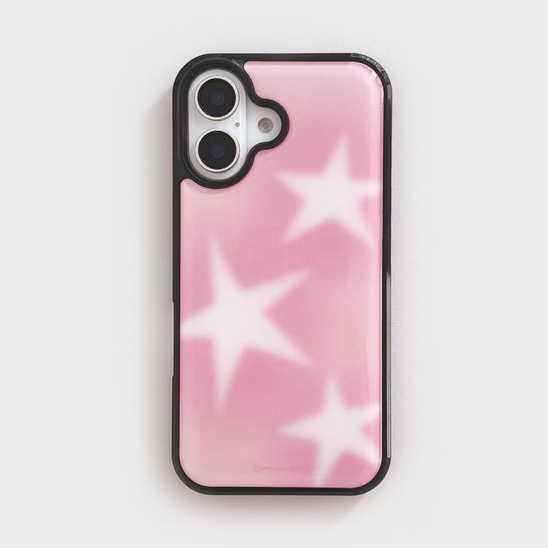 [Epoxy] Pink Star Phone case (only case)