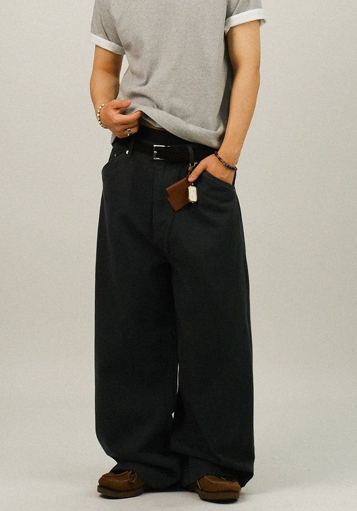 SEMIKAJI（セミカジ）の「VA スタンダード コットン ワイド パンツ（パンツ）」