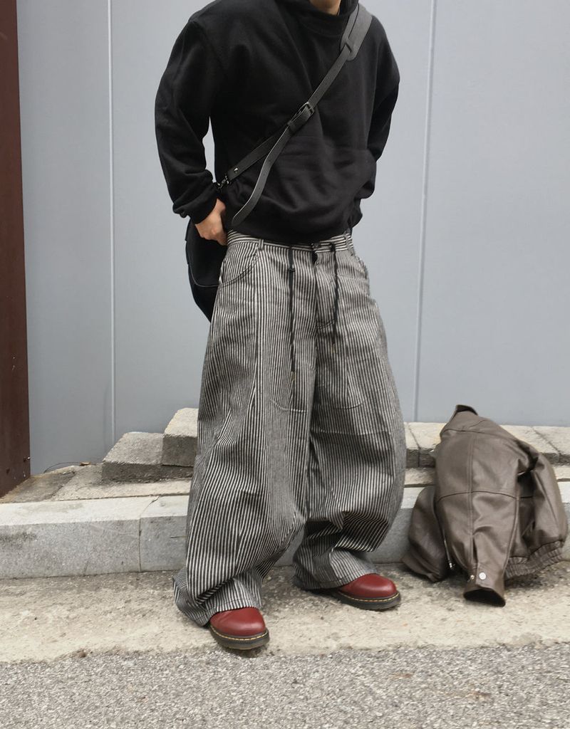 HOLY IN CODE（ホーリーインコード）の「No.1478 HD stripe wide PT（Pants）」