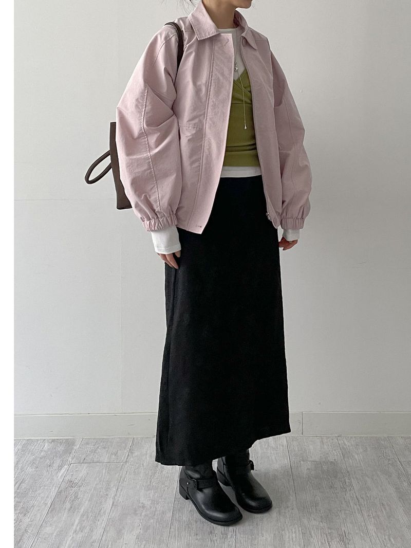 Return Pocket Overfit Bomber Jacket