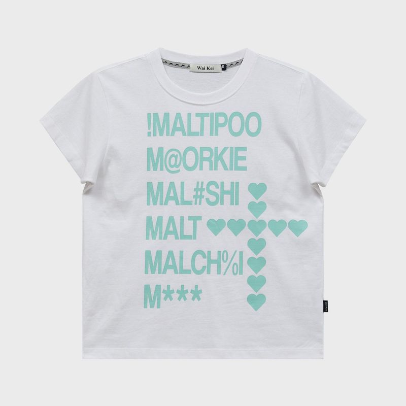 WaiKei（ワイケイ）の「マルチプー レタリング カラーブロック 半袖Tシャツ（トップス）」