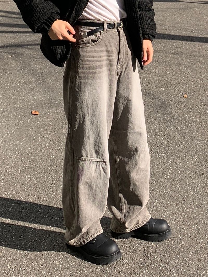 Mensfloor(メンズフロア)の「Bruno Brown Washed Wide Pants(Pants)」