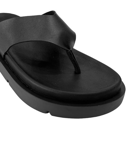 Minimal double sole flip flops