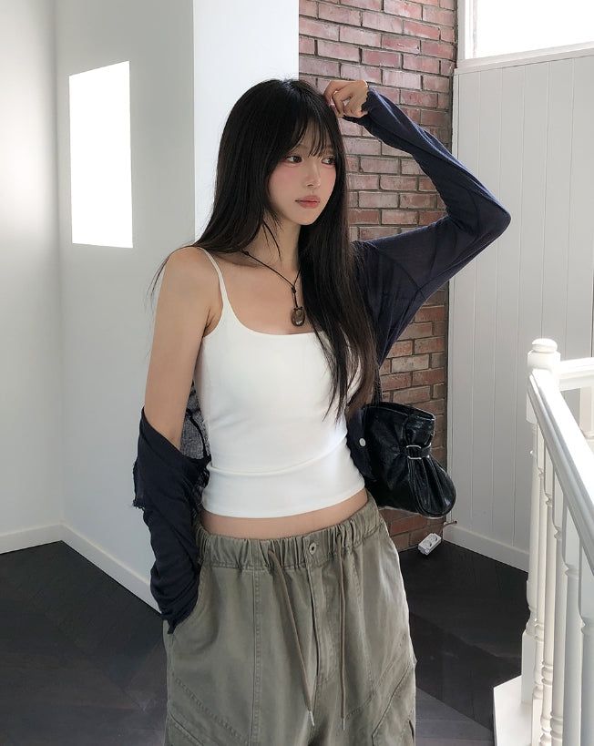 ULAN（ユレン）の「[1+1] Everyday Basic Cap Sleeveless（Tops）」