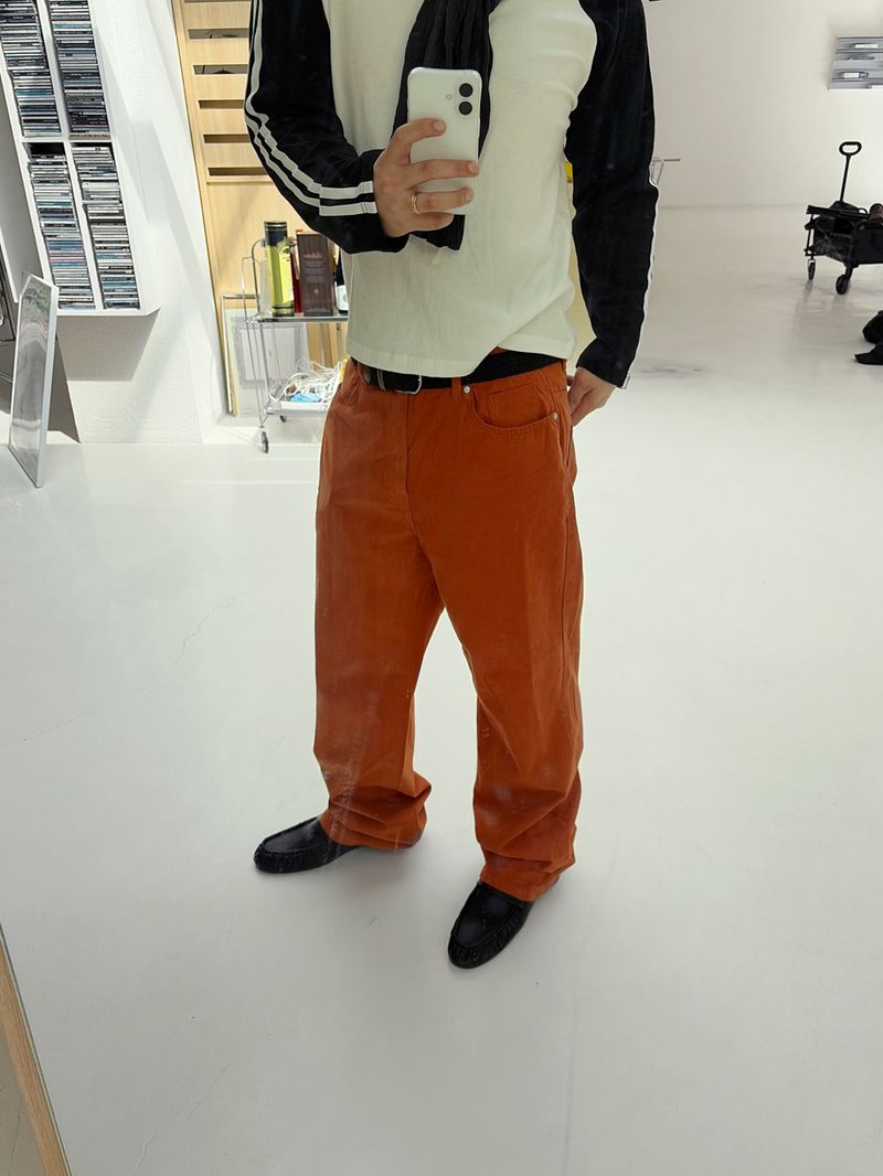 No.1889 peach color SW cotton PT (4color)