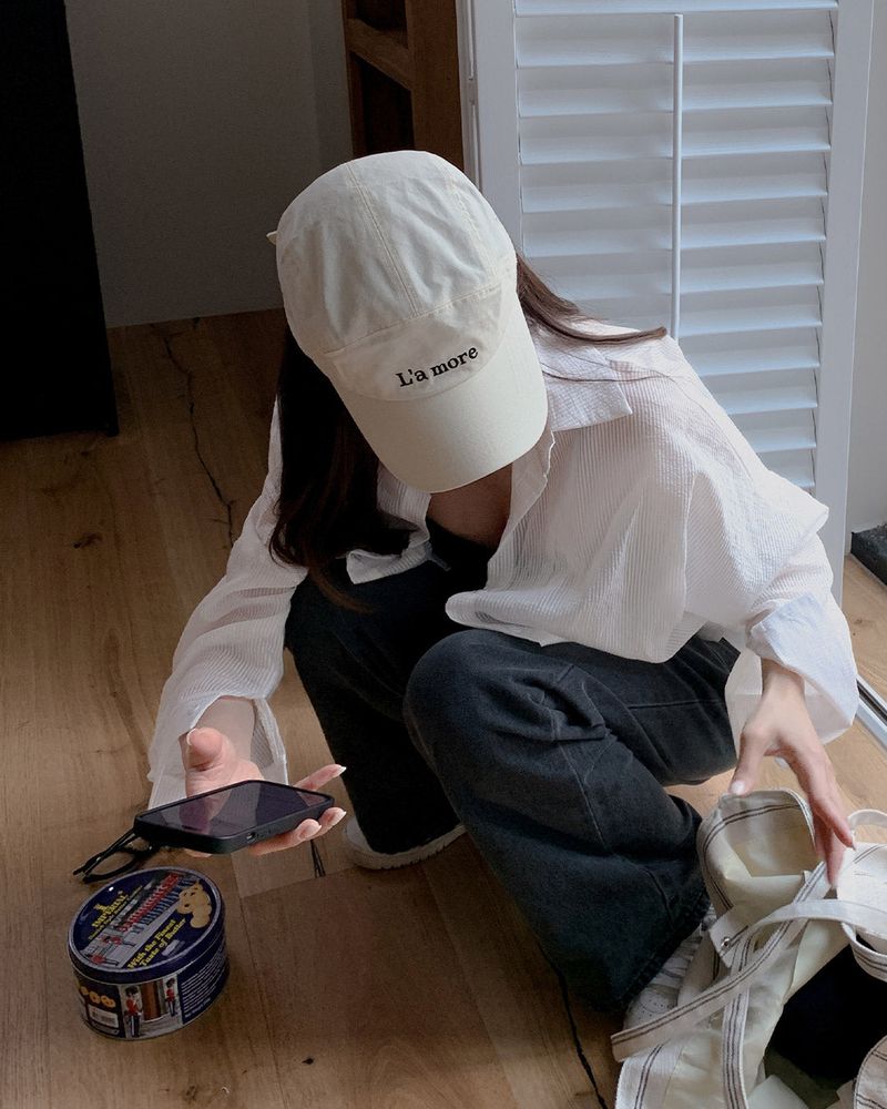 MAYBINS(メイビンス)の「Aller lettering ball cap(Hats)」