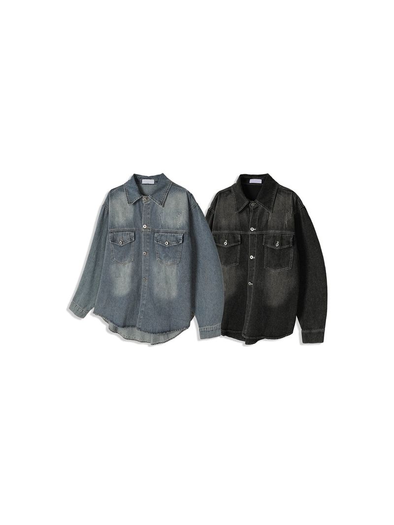OW Washed Pocket Denim Shirt (2C)