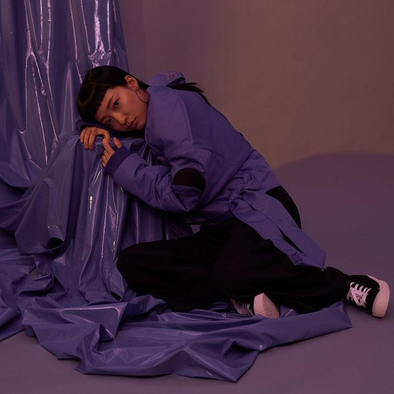 VIOLET wrap jumper